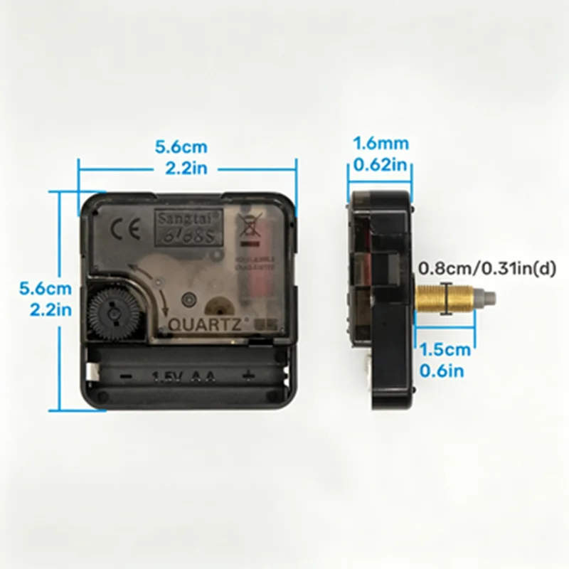 Quartz Wall Clock Movement Set DIY Clock Silent Pointer Mechanism Kits 10-16 Inch Walls Watch Replaceable Accessory Repair Parts