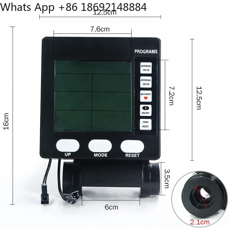 Counter electronic watch display screen with Bluetooth APP fitness equipment meter accessories