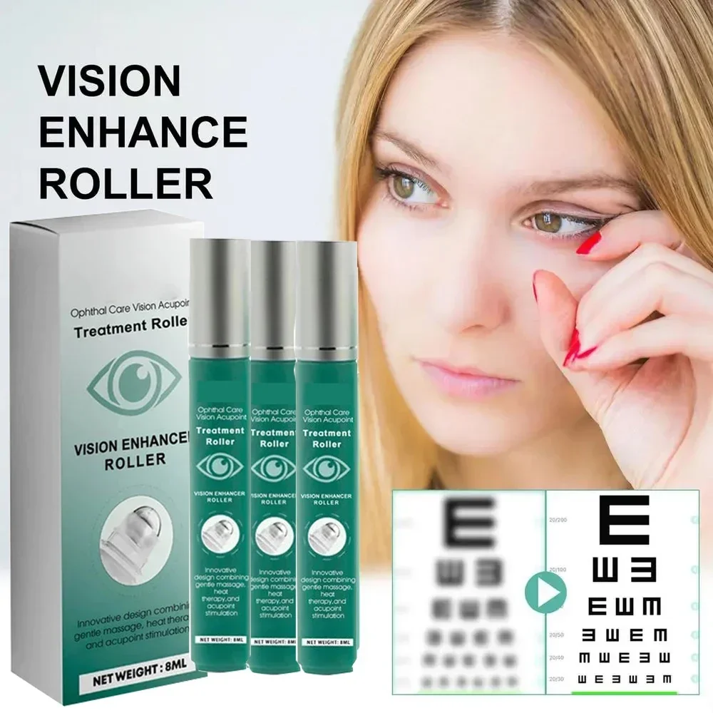 Productos para el cuidado de la fatiga ocular, rodillos de masaje para mejorar la visión, antifatiga ocular