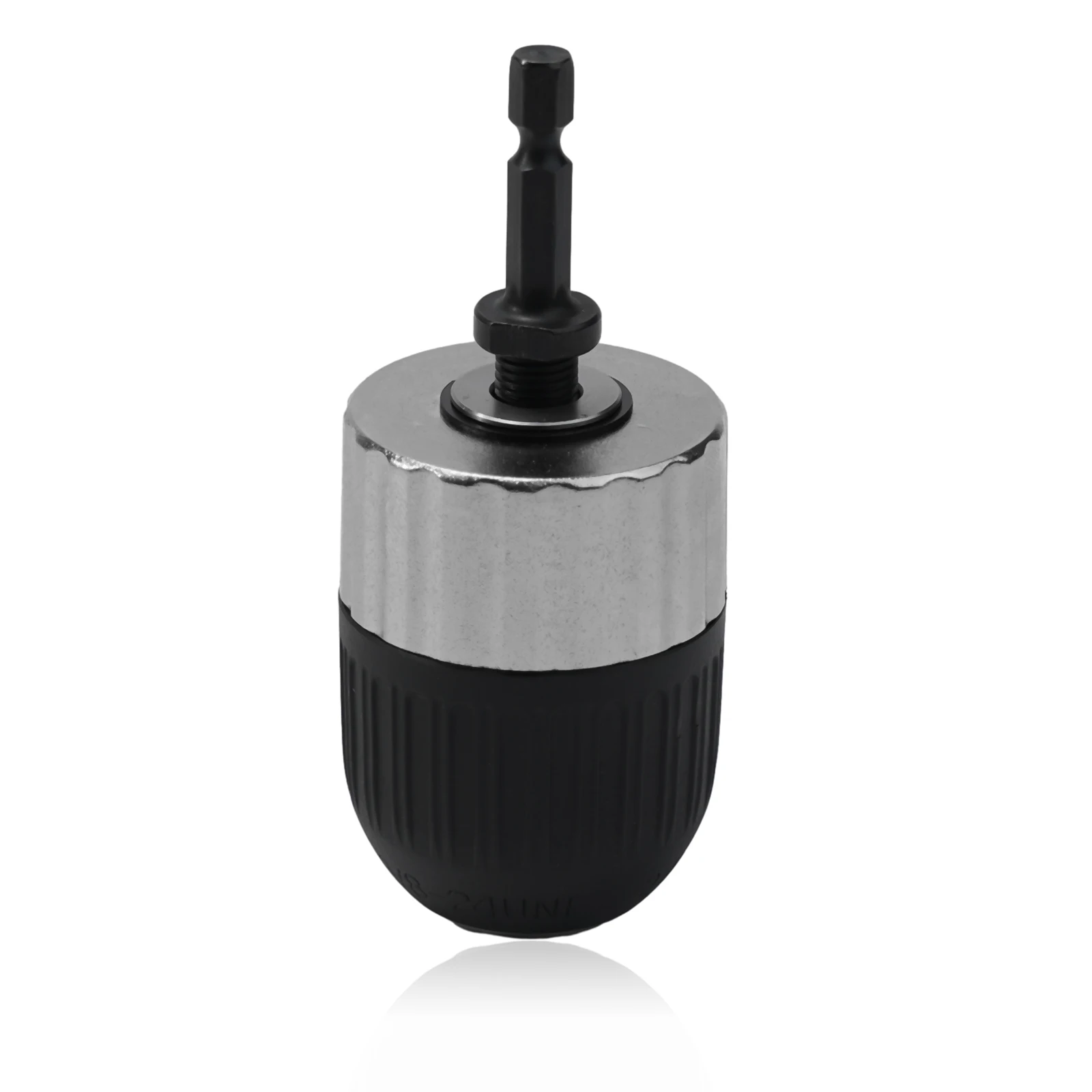 Self Tightening Drill Chuck 1.5-13mm Keyless with Hex Shank Adapter for Easy Installation and Secure Grip on Electric Drills