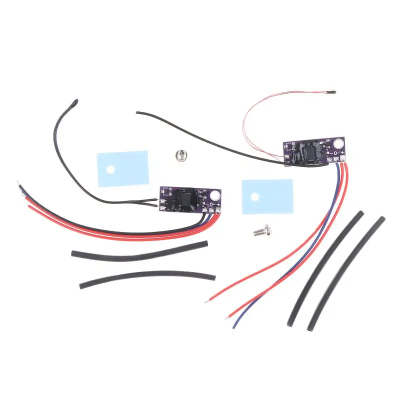 

5V 12V DC Powered Automatic Speed Adjusting Controller - Perfect Fit for 2-Wire or 3-Wire Fans for Router CPU Heatsinks