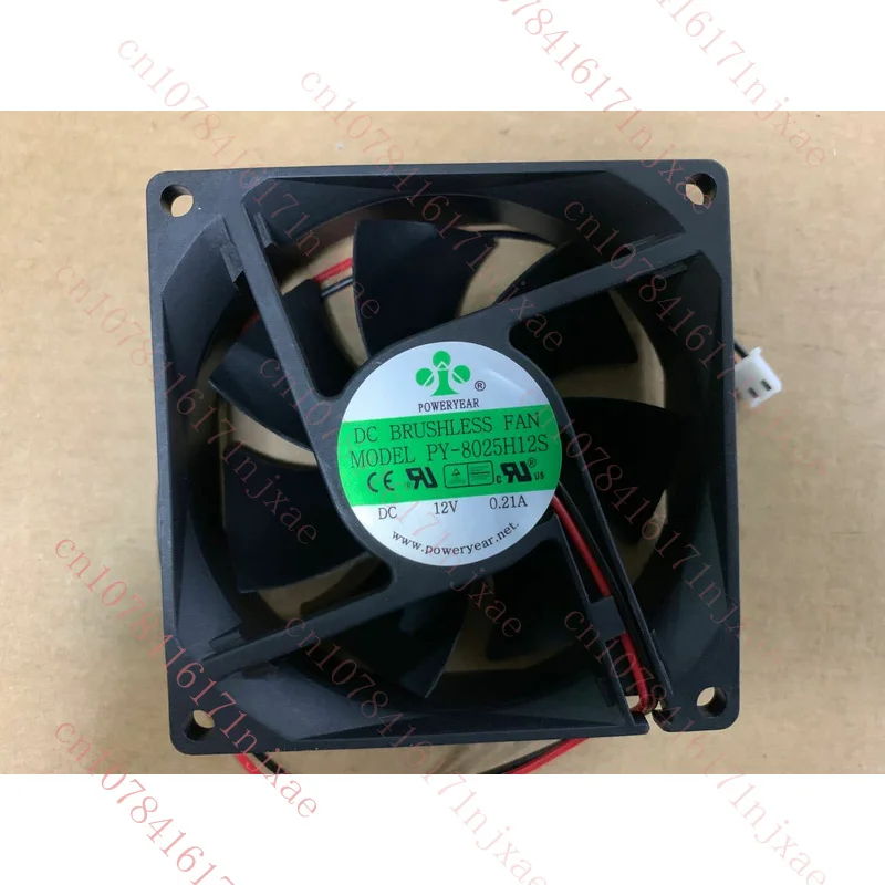 

new FOR POWERYEAR FAN PY-8025H12S 12v 0.2A 8025 8CM 2 PIN