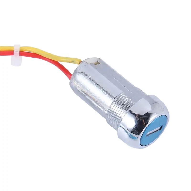 10X Universal Starting Switch Key Lock Wires Ignition Power Keys Switch For Electric Bike Scooters E-Bike-AS55