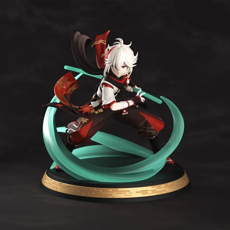 Anime Genshin Impact Kaedehara Kazuha Figuur Anime Beeldje Actie Ornament Model Pop Verzamelbaar Speelgoed Kinderen Verjaardagscadeaus