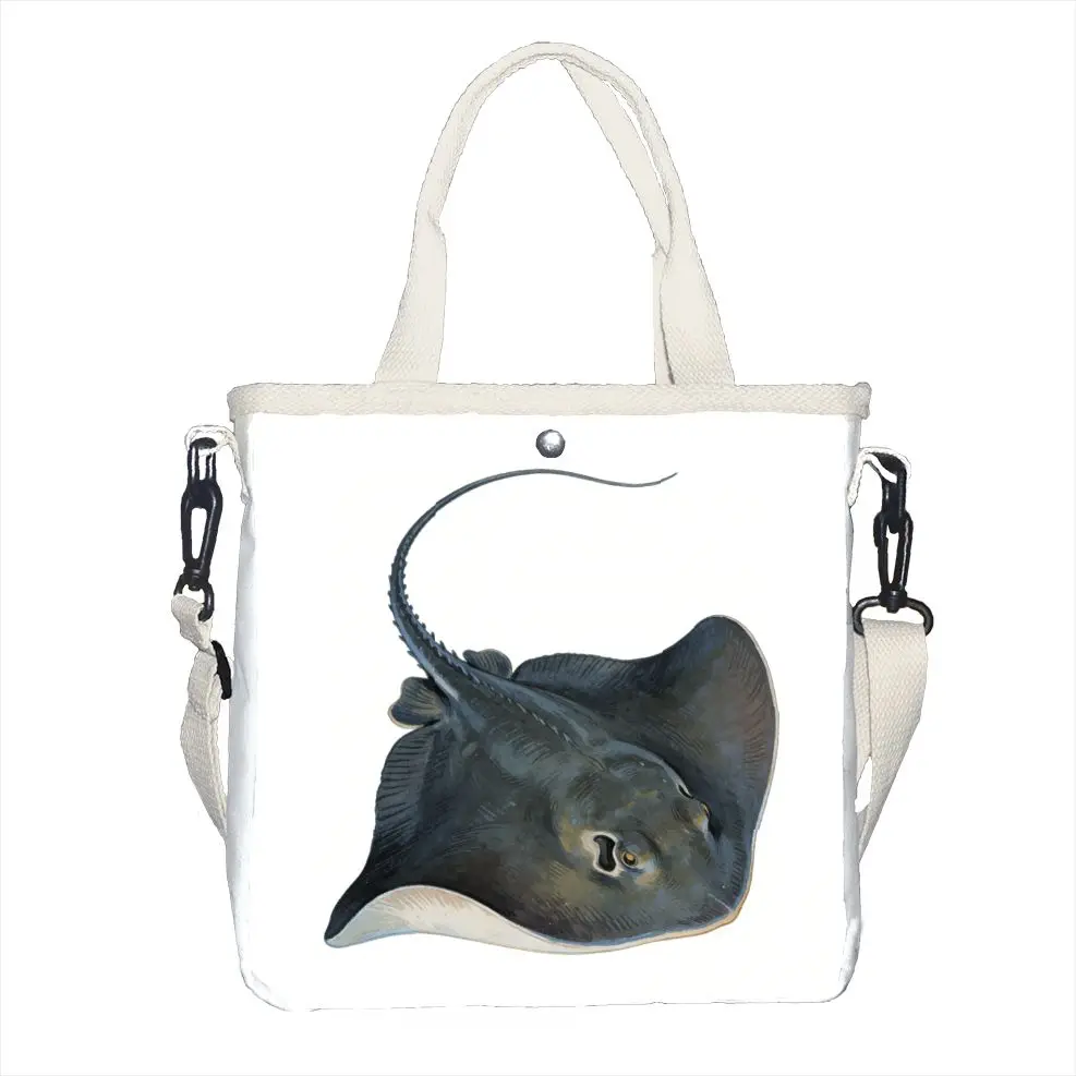 

For Men Women Cool Ocean Ray Crossbody Bag Mini Handbag for Diving Adjustable Strap