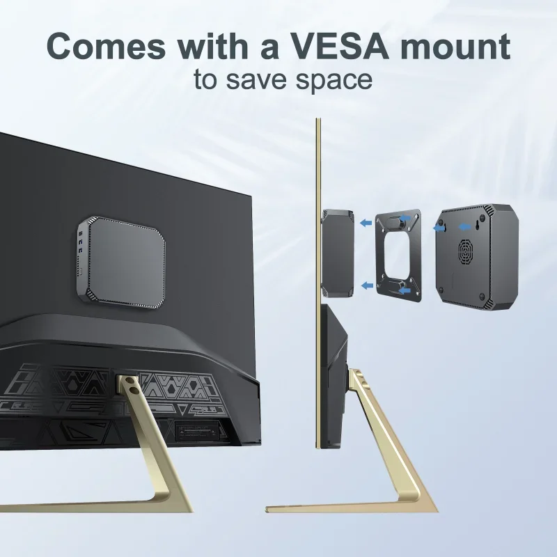 Мини-ПК с четырехъядерным процессором AK3V, Windows 10, Intel Celeron J3455 LPDDR, 8 ГБ, 128 ГБ, 256 ГБ, 512 Гб SSD, Интернет-компьютер, настольный компьютер VS GK3V