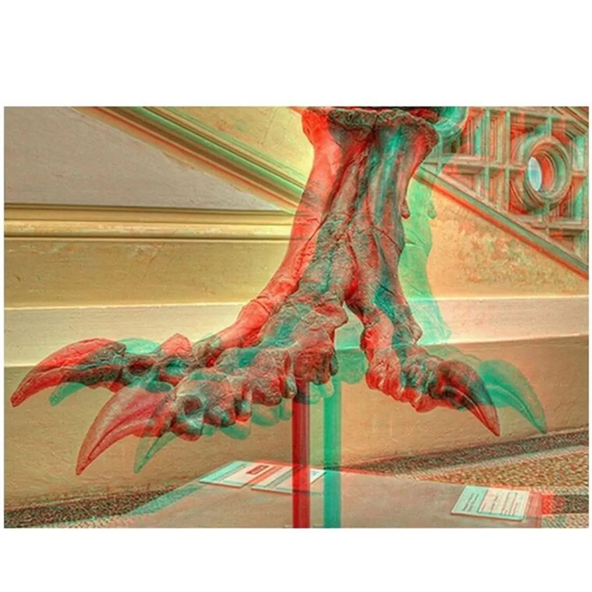 （2026 SUMMER）100pcs Disposable 3D Movie Glasses, Movie Eyeglasses Viewing Paper Anaglyph Refraction Cardboard Cyan Game Style