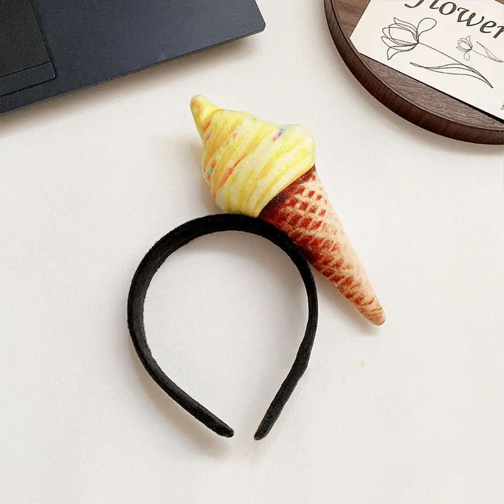 

Cute Strawberry Simulated Food Hair Hoop Vegetable Hamburg Hotdog Headband Spareribs Korean Style Children