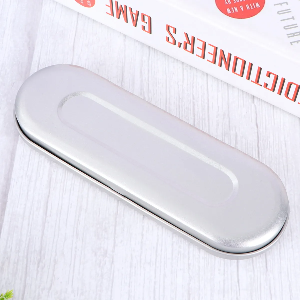 4Pcs Ergonomic Stainless Steel Manicure Pedicure Kit Cuticle Pusher Remover Nail File Tool Set for Professional Home Beauty Care