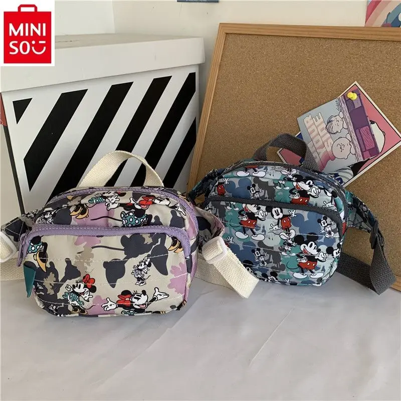 MINISO Disney Mickey Mini kreskówka lekka torba sportowo-rekreacyjna Crossbody