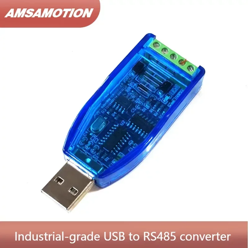 Industrial USB To RS485 Communication Module Bidirectional Half Duplex Serial Port Line Converter TVS Protection