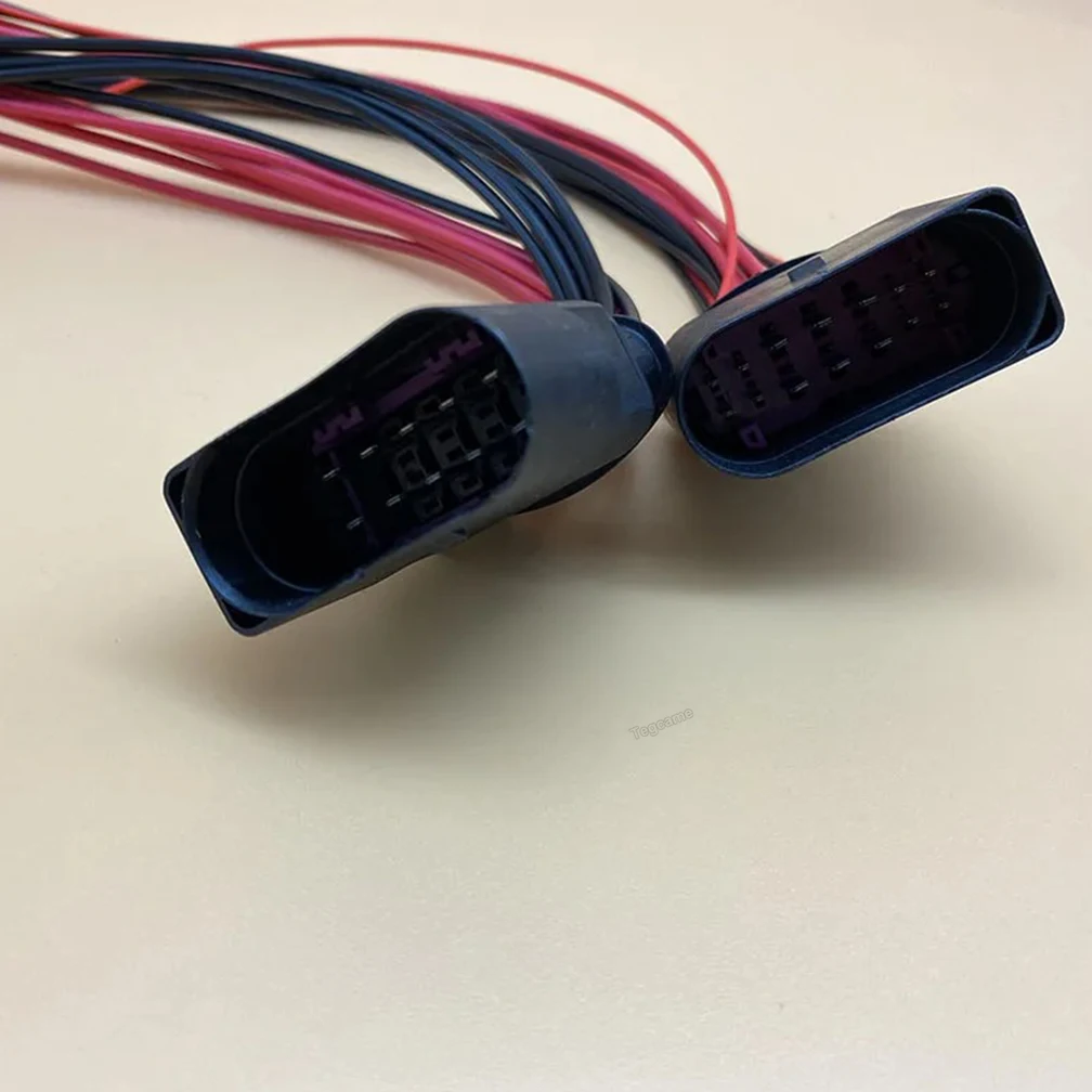 For Audi A3 A4 A6 Q3 Q5 Q7 Car Xenon Headlight Assembly Plug Socket Extension Harness Automobiles Parts Accessories Vehículos