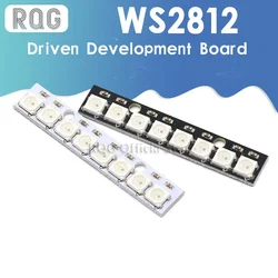 8 channel WS2812 WS2812B WS 2811 5050 RGB LED Lamp Panel Module 5V 8-Bit Rainbow LED Precise