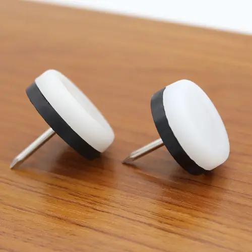 KK&FING 20 PCS Chair Table Furniture Leg Bottom Feet Plastic Pads Glides Skid Nail Wood Floor Furniture Protector Noise Killer - Image 11