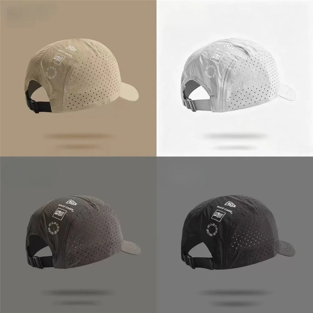 Soft Short Brim Quick-Drying Mesh Baseball Cap - Breathable Lightweight UV Protect Sunshade, for Men Women Couple Outdoor Hiking