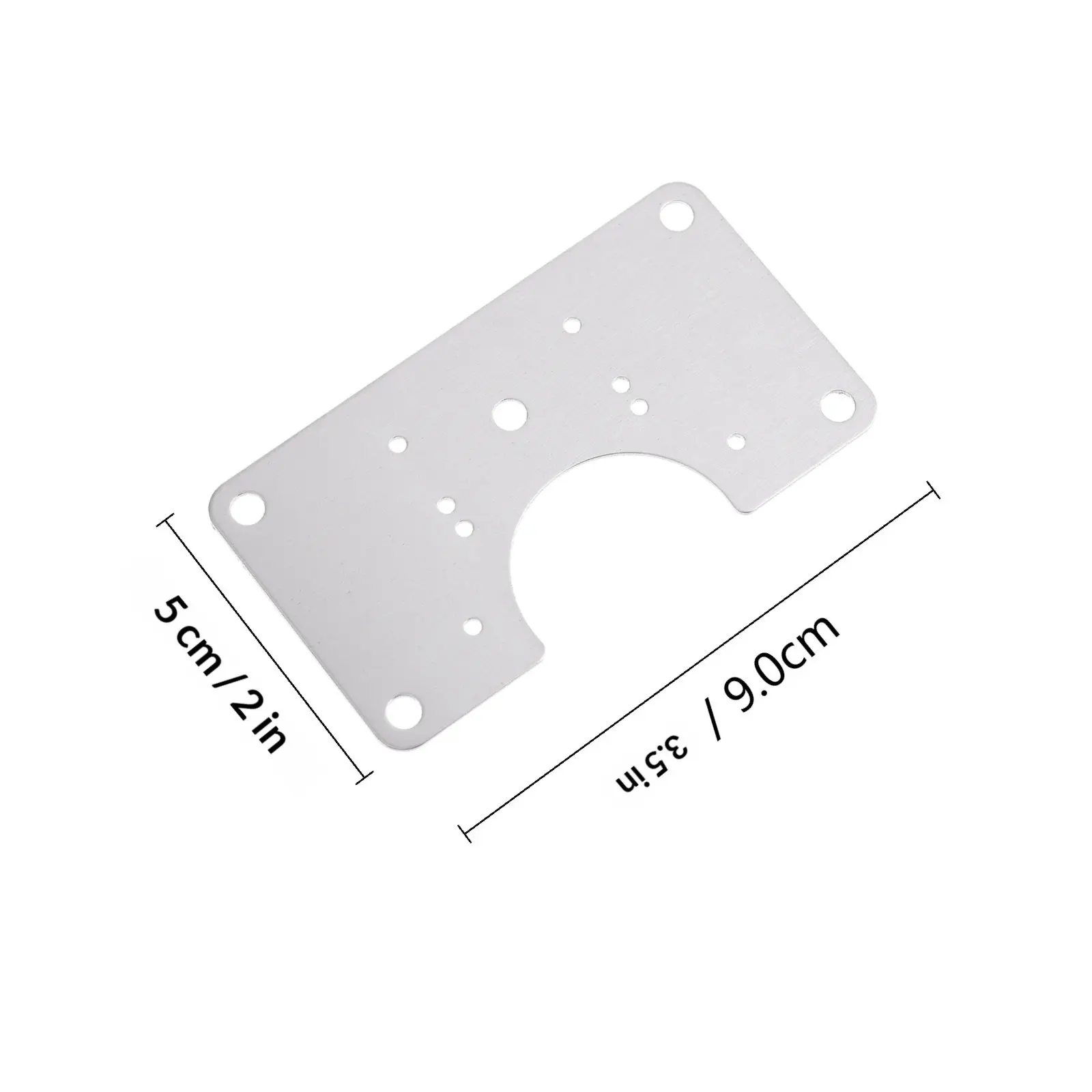 4Sets Universal Cabinet Hinge Repair Kit Stainless Steel Fixing Plates for Door Alignment Adjustment Furniture Hardware Upgrade