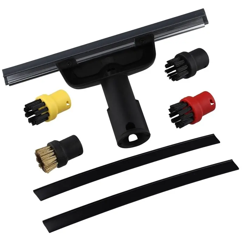 [B25B!】 7 Pcs Steam Cleaner Accessory Set For Karcher SC1 SC2 SC3 SC4 SC5 Steam Squeegee, Glass Scraper, And Round Brush Tools