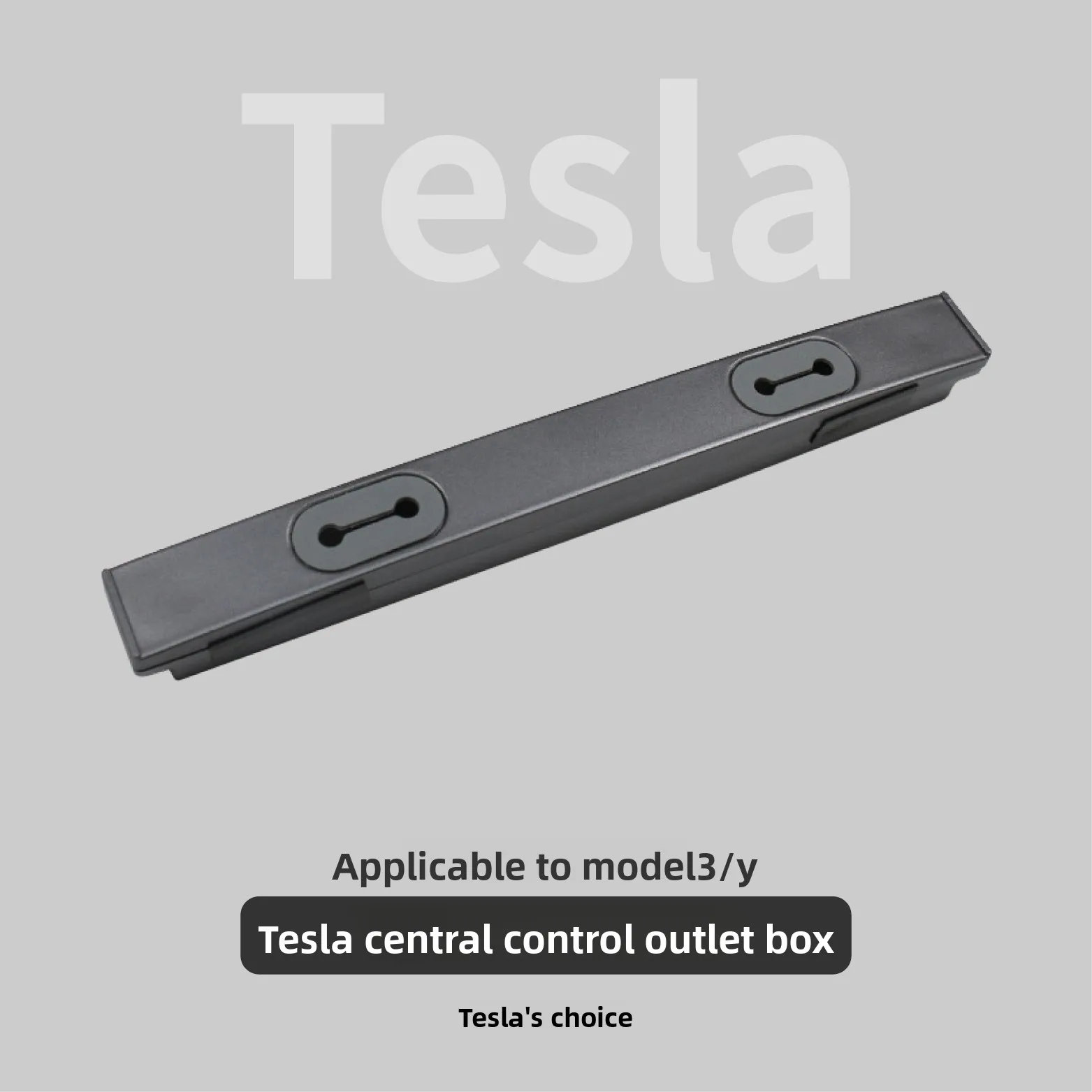 

The central control threading box is suitable for Tesla Model 3/Y charging data cable hub storage
