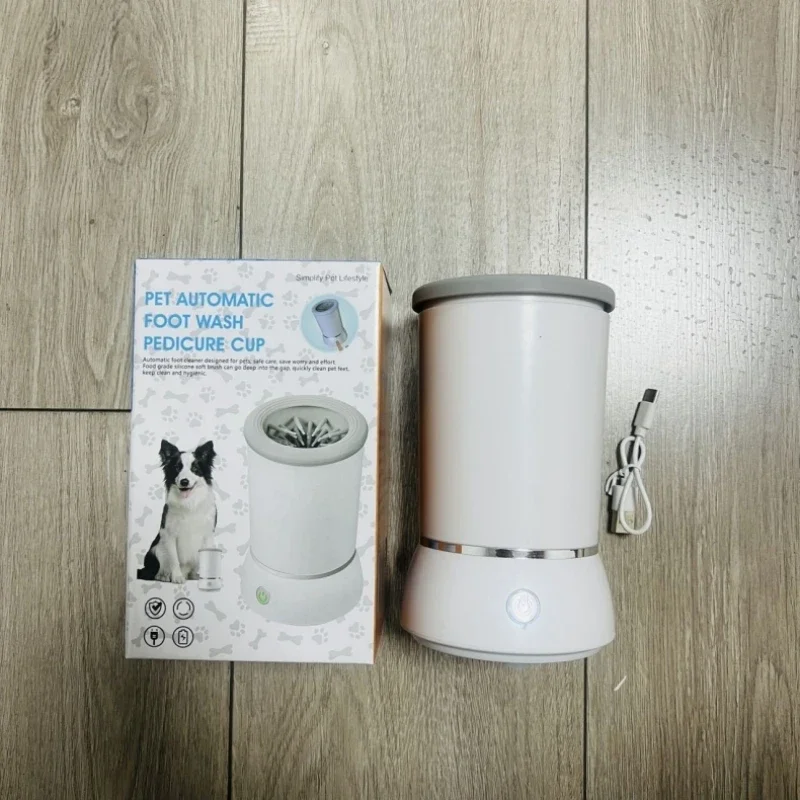 Pet Feet Washer Electrical Pet Paw Cleaner Automatic Pet Foot Cleaning Cup Portable Quick Low Noise Dog Cat Paw Cleaner