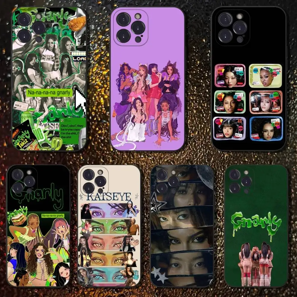 

KATSEYE Gnarly Phone Case for iPhone 17 Air 16 14 15 11 12 13 Pro Max 7 6 15 16 Plus 16E Shockproof Cover