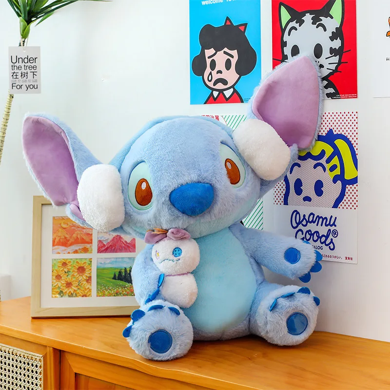 

40cm Kawaii Disney Plush Toy Cartoon Anime Winter Warmth Plush Doll Home Decoration Plush Toy Girl Birthday Gift