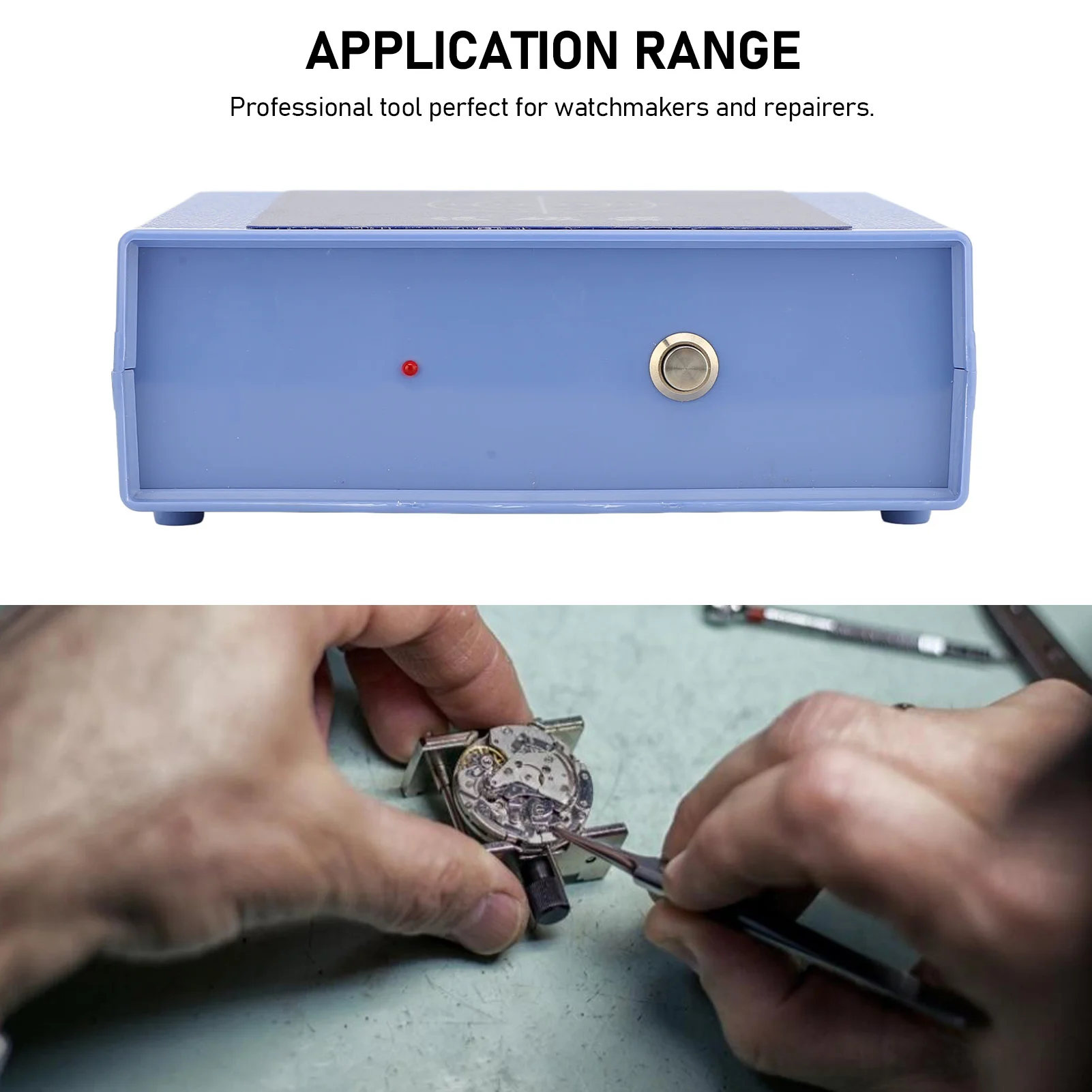 

Размагничиватель часов, профессиональный электрический инструмент для ремонта часов, размагничивающий инструмент для наручных часов, вилка стандарта США, 110 В, размагничиватель часов