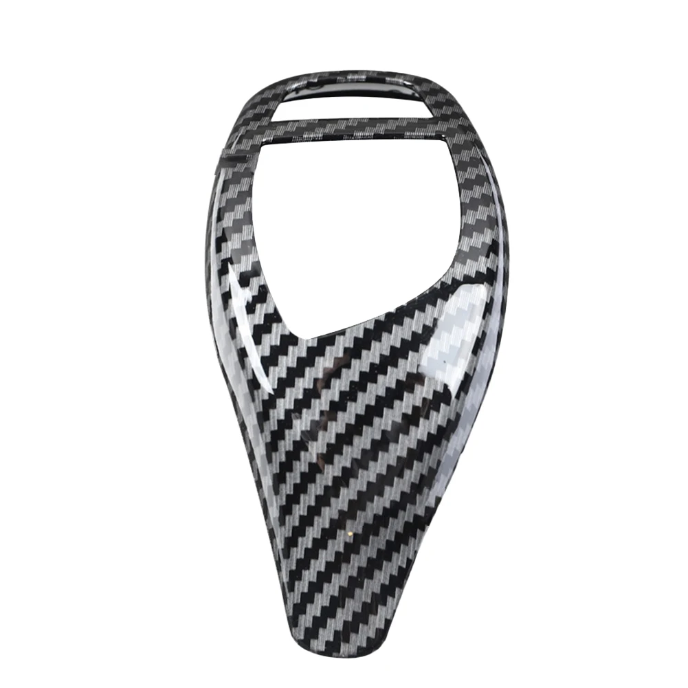 

High Universality Fitment: NO ABS Gear Shift Knob Cover Additional Protection Carbon Fiber Pattern Easy Installation