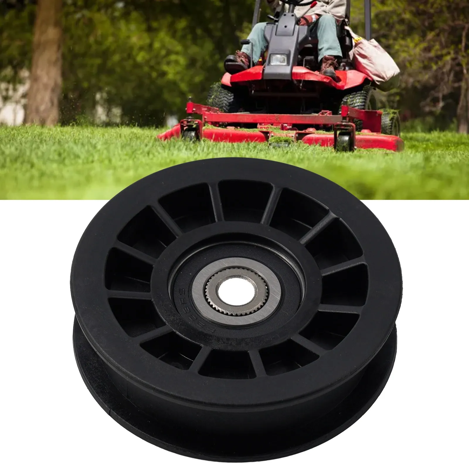 532194327 Flat Idler Pulley Compatible with For FOR Craftsman Lawn Tractors Fits Models 917287220 917287140 917287240 and More