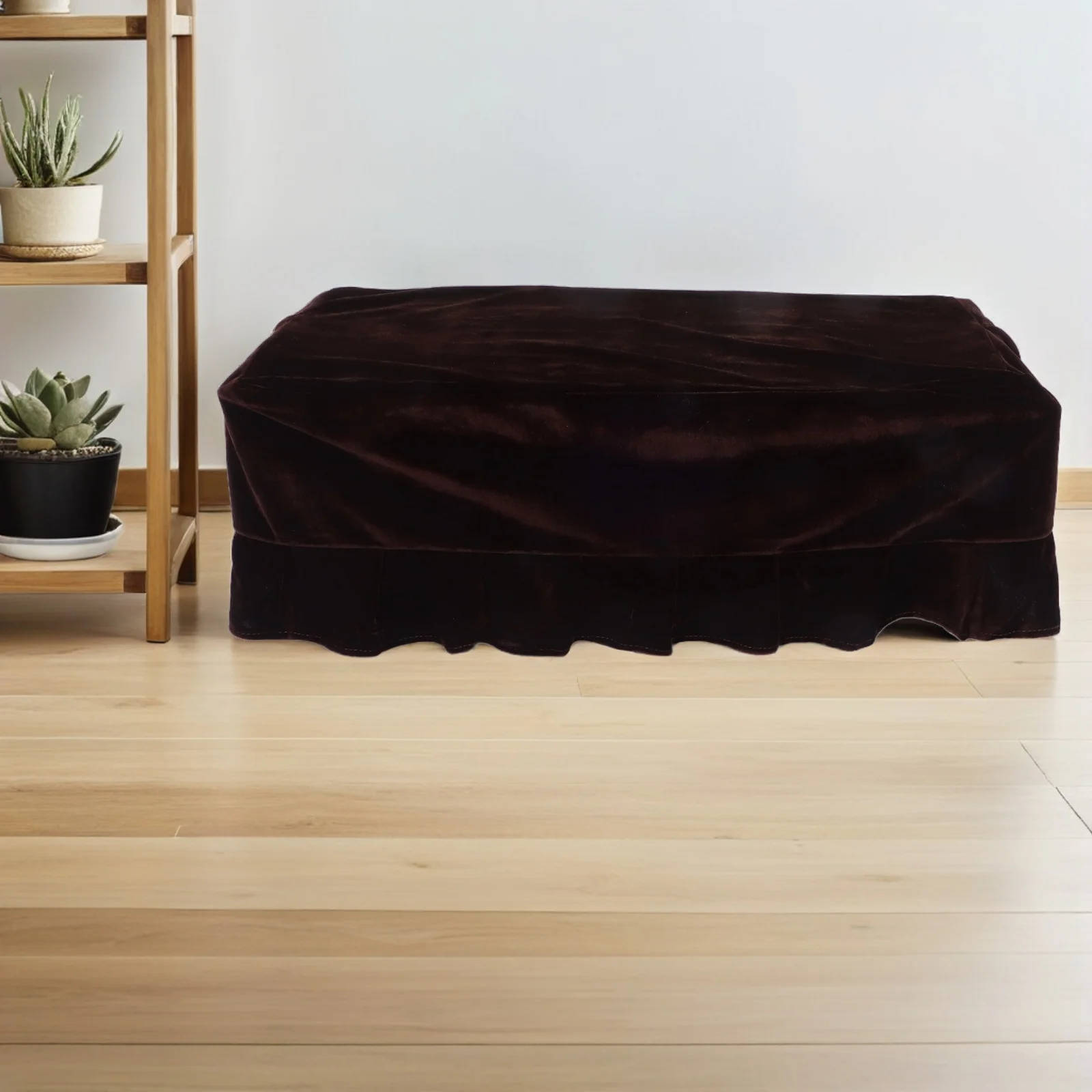

Piano Stool Cover Soft Pleuche Dustproof Scratch Resistant Elastic Fit For Home Office Hotel Sofa Covers Home Textile
