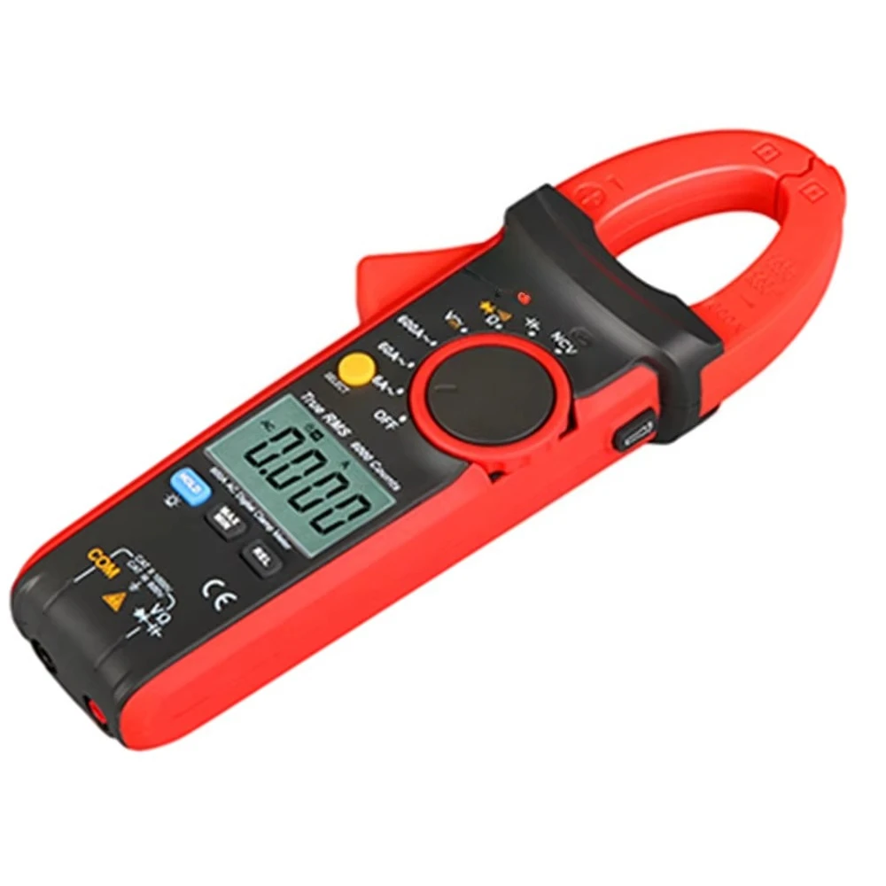 Digital Clamp Meter 600A Ammeter Ohm Tester Automatic Range Frequency Capacitance Temperature for Test Meter OEM