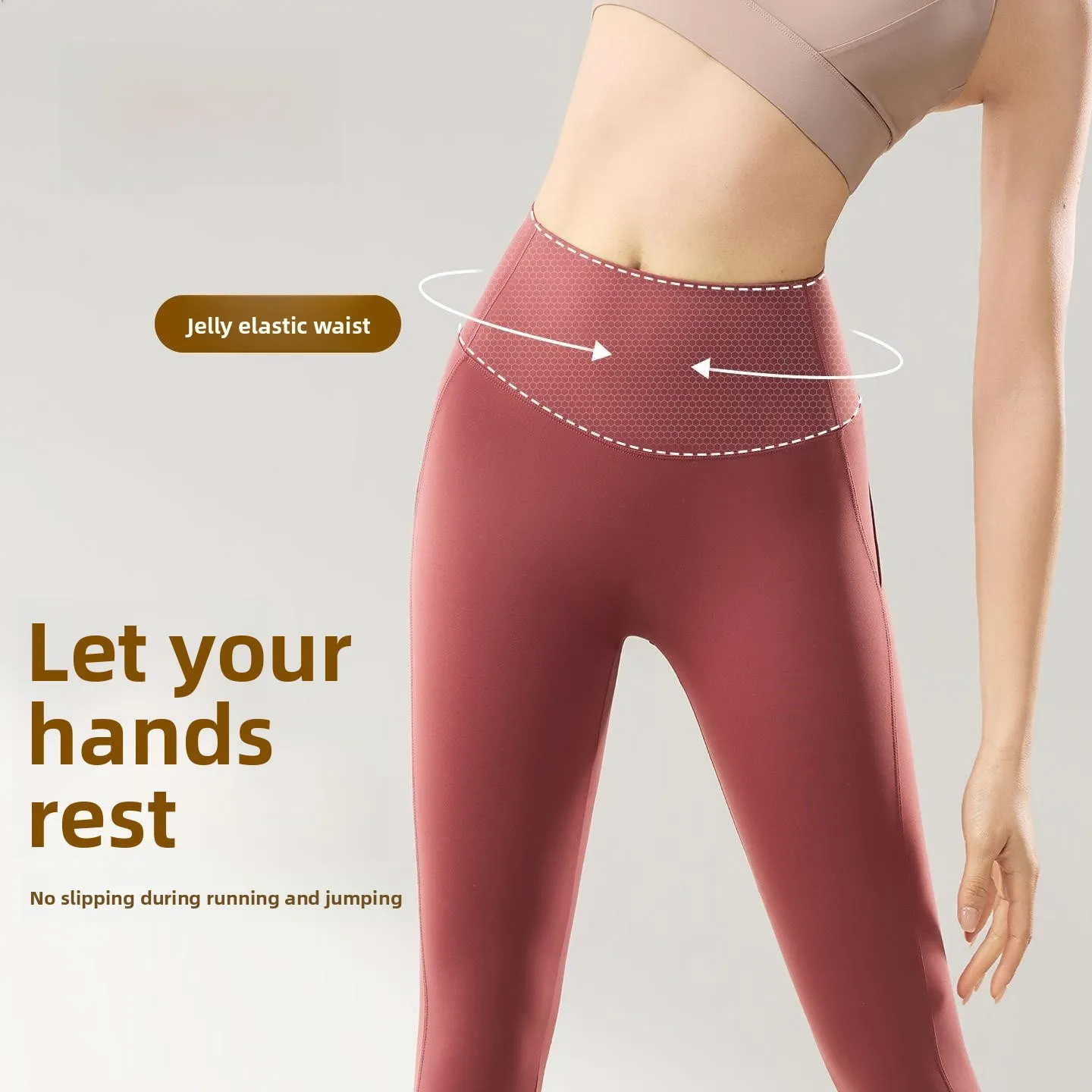 Legginsy damskie z wysokim stanem, wyszczuplające, do jogi, modelujące brzuch, obcisłe, na jesień, jako odzież wierzchnia, warstwa bazowa.