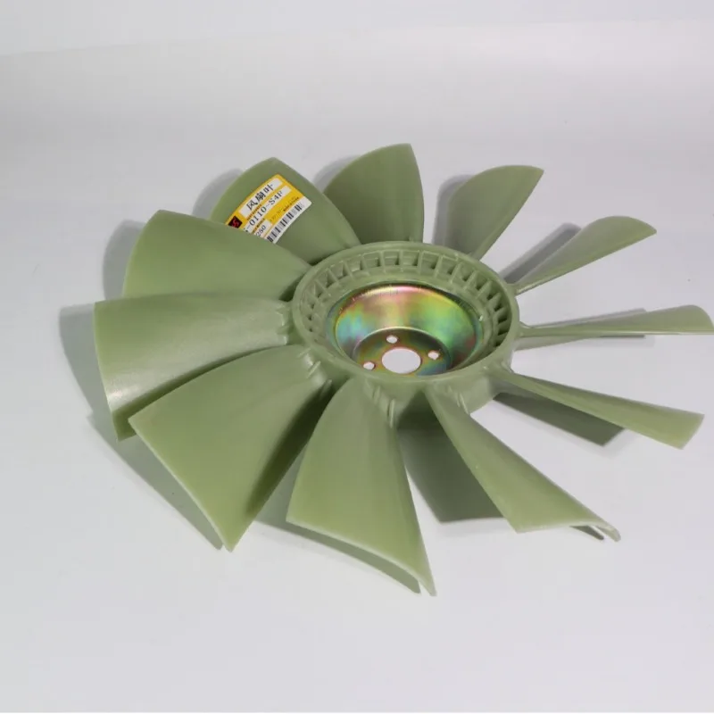 11 Blades Diesel Engine Fan Cooling Radiator Fan Blade for kato S4F Engine HD250 Excavator parts