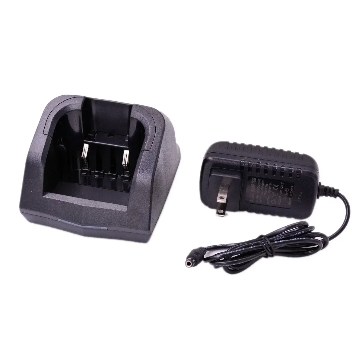 

Senhaix Desktop Rapid Charger Tray US / EU Plug Adapter INout AC 100-240V for GT12 GT10 GT10DMR Ham Radio Accessory