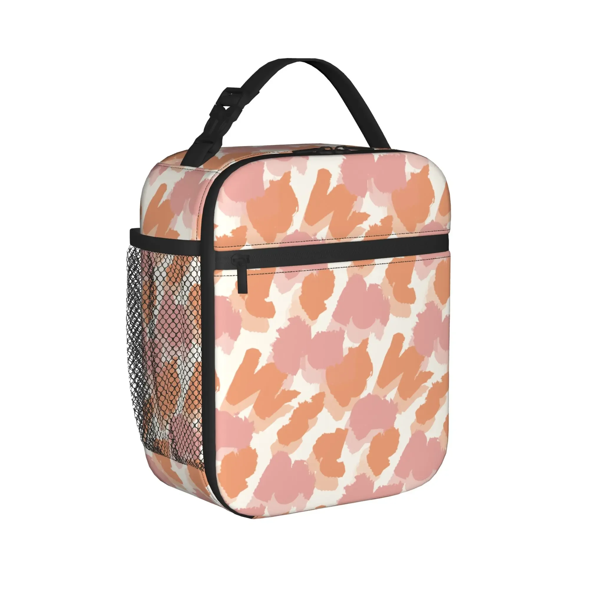 Animal Print Leopard Thermal Insulated Lunch Bags for Office  Portable Bento Box Cooler Thermal Lunch Boxes
