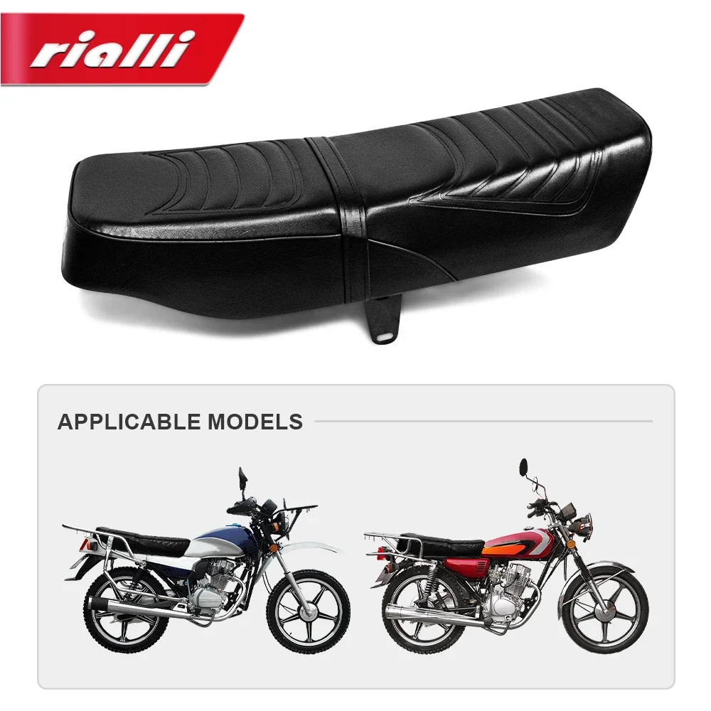 Motorfiets Retro Zitkussen Achterpassagier Kussen Montage Comfortabele Platte & Brat Bult Zadel Zetels Voor WY125 CGL125 HJ125