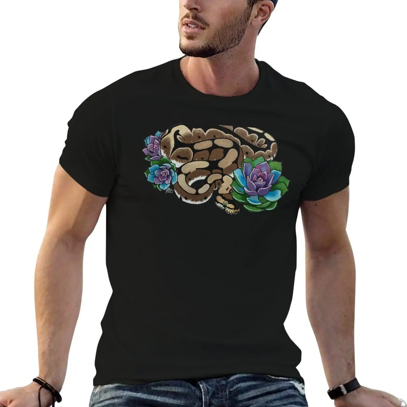 

Spider Ballpython T-Shirt t shirt for man t shirt man casual T-Shirt