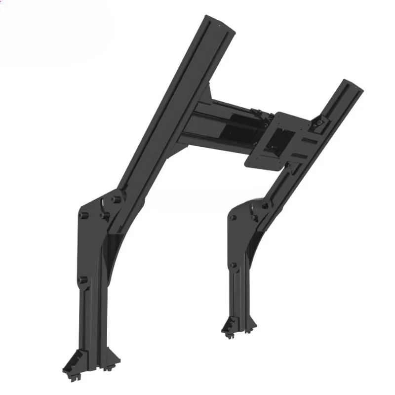 Customizable Four TV Stand for Racing & Flight Sims Heavy      Aluminum Material for Triple or Quad Screen Simulator Rig