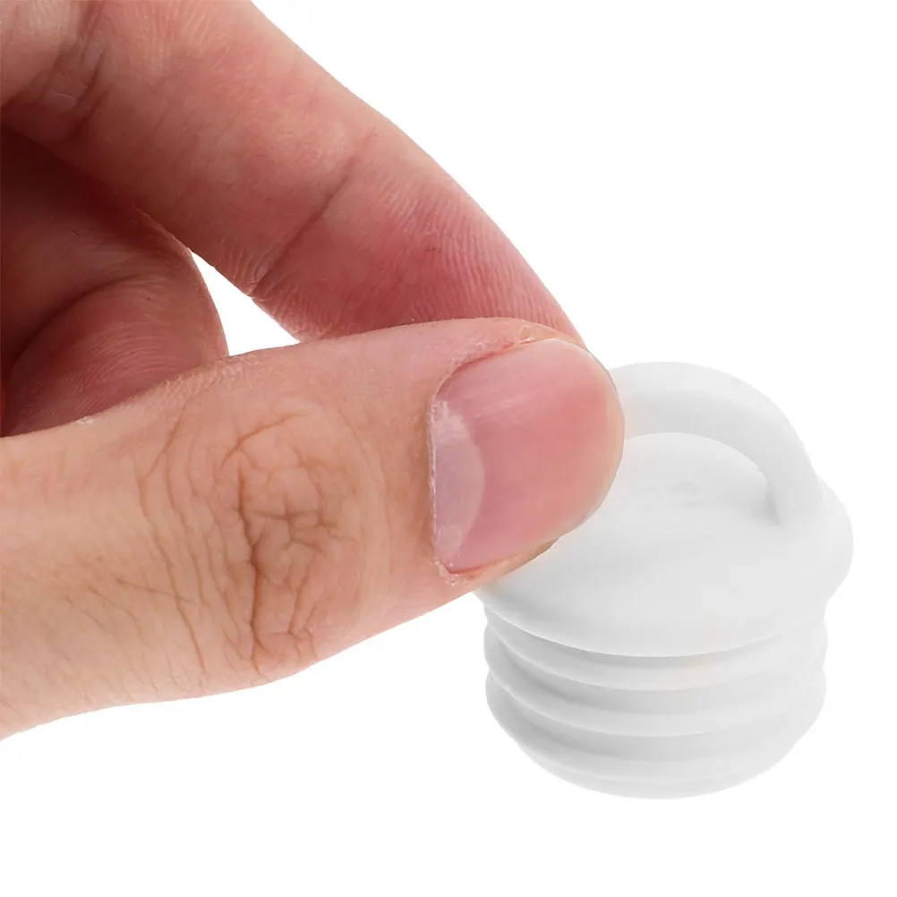 

2Pcs Mop Bucket Plug Replacement Rubber Stoppers 20mm Drain Hole Sealing Caps Ring Grip for Mopping Bucket Outlet Water Tub