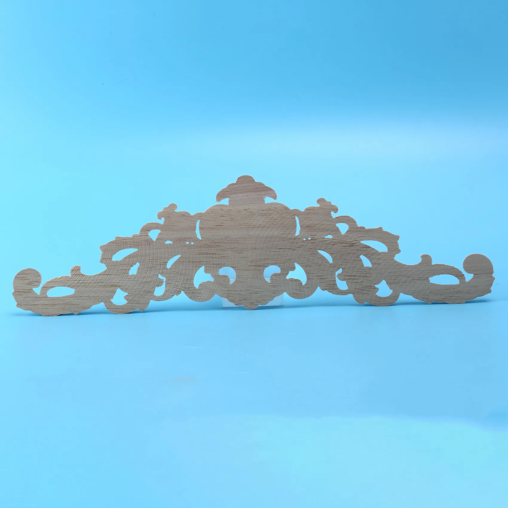 ABVJ-Carving Natural Wood Appliques For Furniture Cabinet Unpainted Wooden Mouldings Decal Vintage Home Decor Decorative