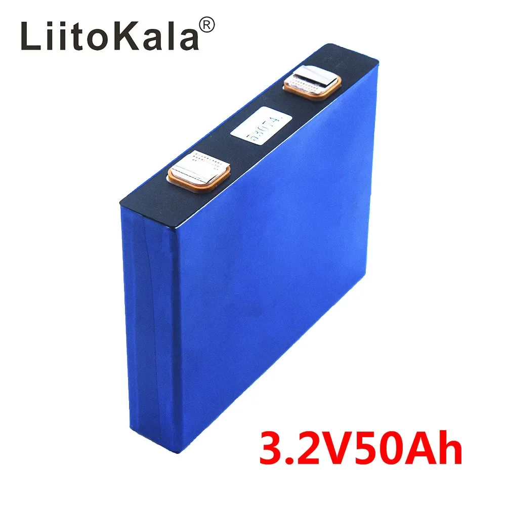 12pcsLiitoKala 3.2v 50Ah LifePo4 battery 150A 3C high drain for diy 12V 24V solar Inverter electric vehicle coach golf cart