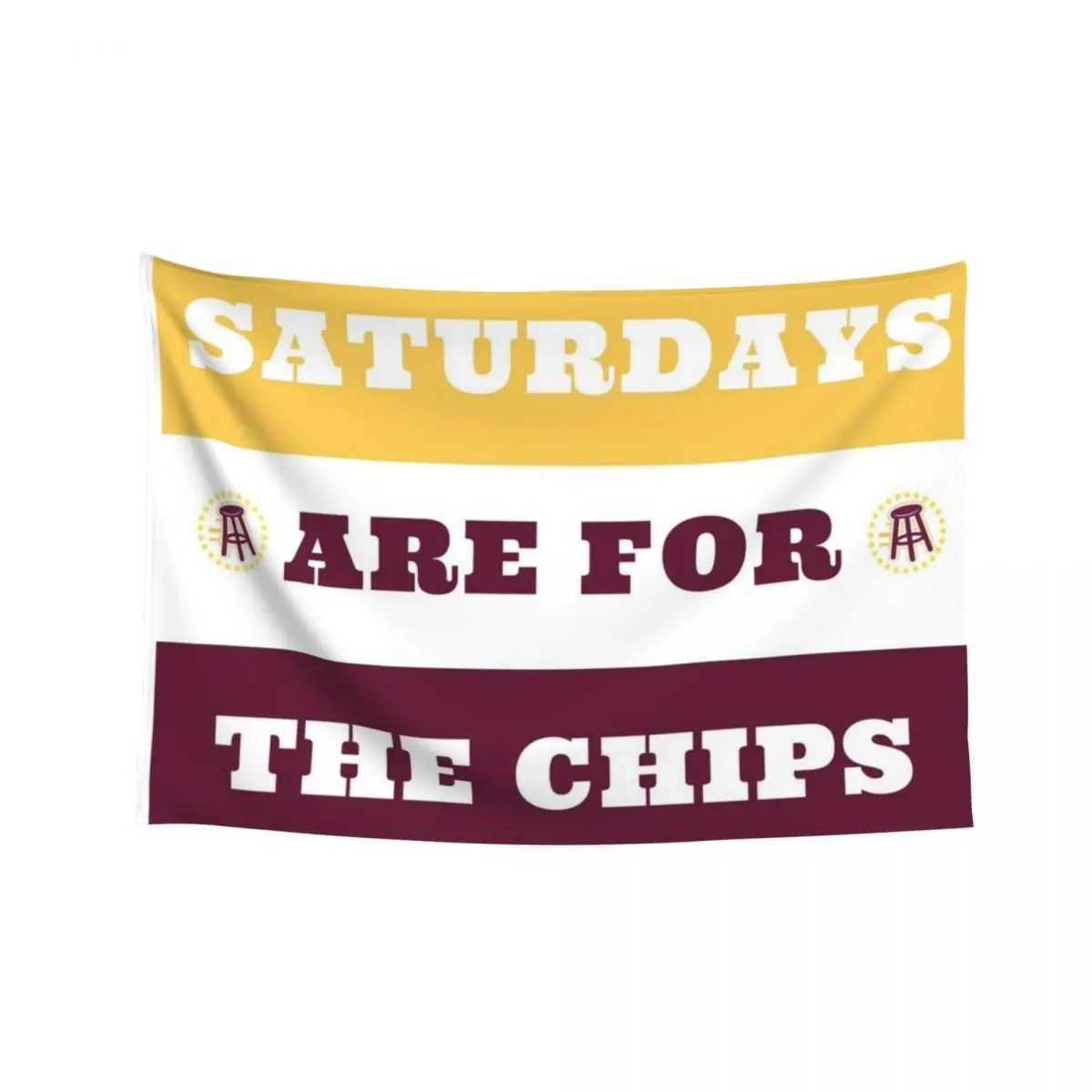 

Saturdays are for the chips Tapestry Room Decor Cute Wall Coverings Wall Decorations Tapestry