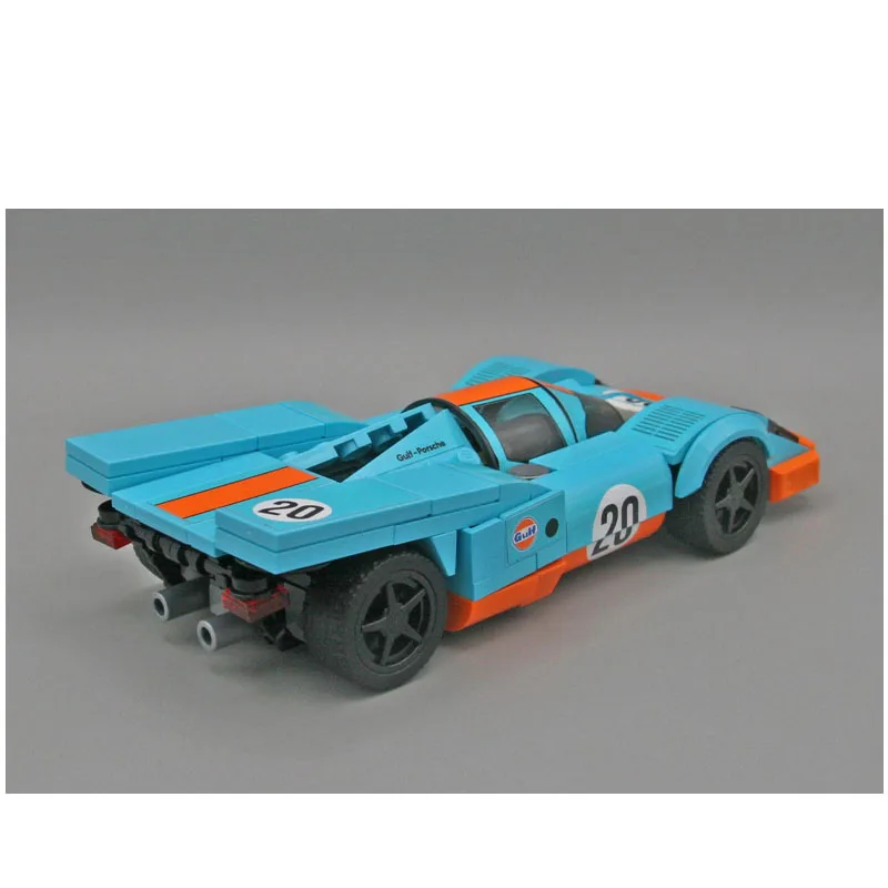 MOC-134392 Ikonische F1 Sportwagenrennen Bausteine Modell 238 Teile MOC Kreative Jungen Kinder Geburtstag Bausteine Spielzeug Geschenk