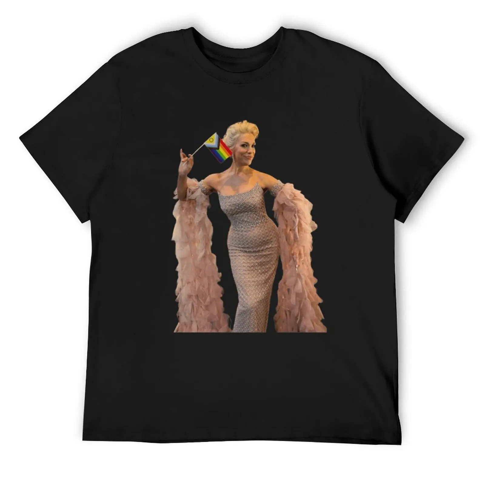 hannah waddingham gay rights T-Shirt cute tops Aesthetic clothing anime figures tshirts for men