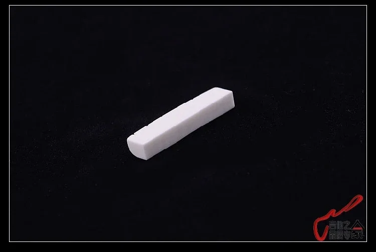 New - 1 Piece  GuitarFamily Real Slotted  Bone Nut For Folk  Acoustic Guitar / Electric Guitar   42MM/43MM*6MM*9MM