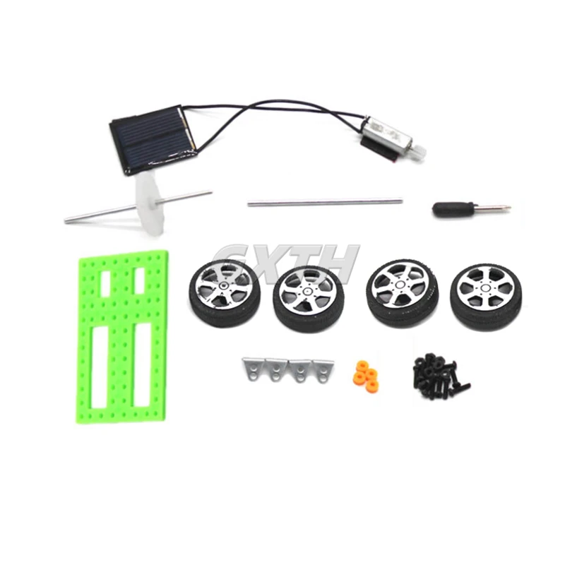 Mini Solar Toy DIY Car Kit Solar Powered Car