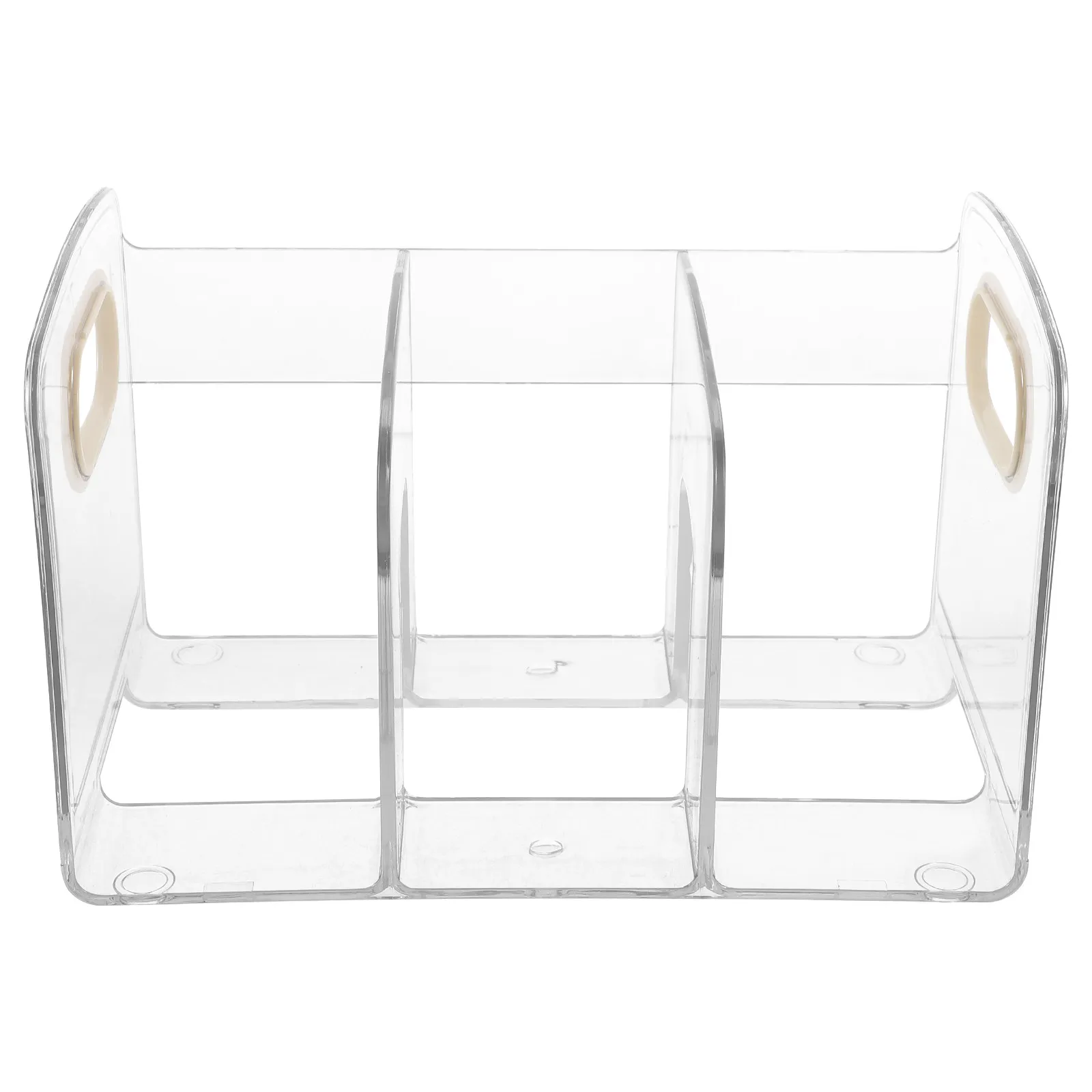 Transparent Acrylic Bookend Creative Desktop Storage Organizer Book Holder Book Stopper for Home Office Magazine File Holder