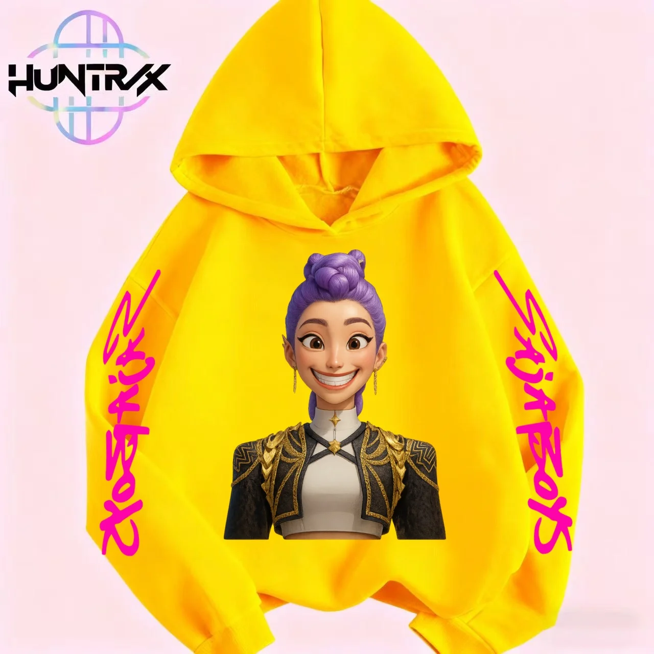 سترة بغطاء للرأس من Saja Boy Kpop Devil Hunter - سترة بغطاء للرأس عصرية مثيرة للاهتمام على طراز الهيب هوب للرجال #4