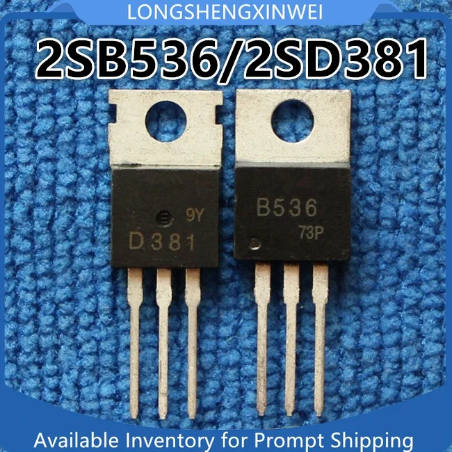 1 par/2 piezas nuevas (1 pieza 2SB536 + 1 pieza 2SD381) B536 D381 TO220
