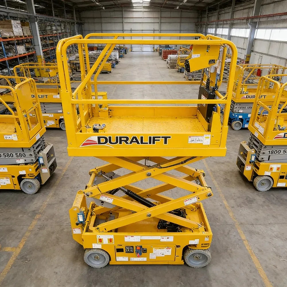 Wheeled Automatic Electric Mobile Wheeled Self Propelled Scissor Lift Platform Hydraulic Elevated Work Table For High Reach