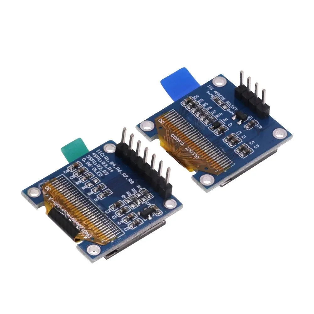 4Pin 7Pin White And Blue Color 0.96 Inch 128X64 Yellow Blue OLED Display Screen Module For Arduino 0.96\